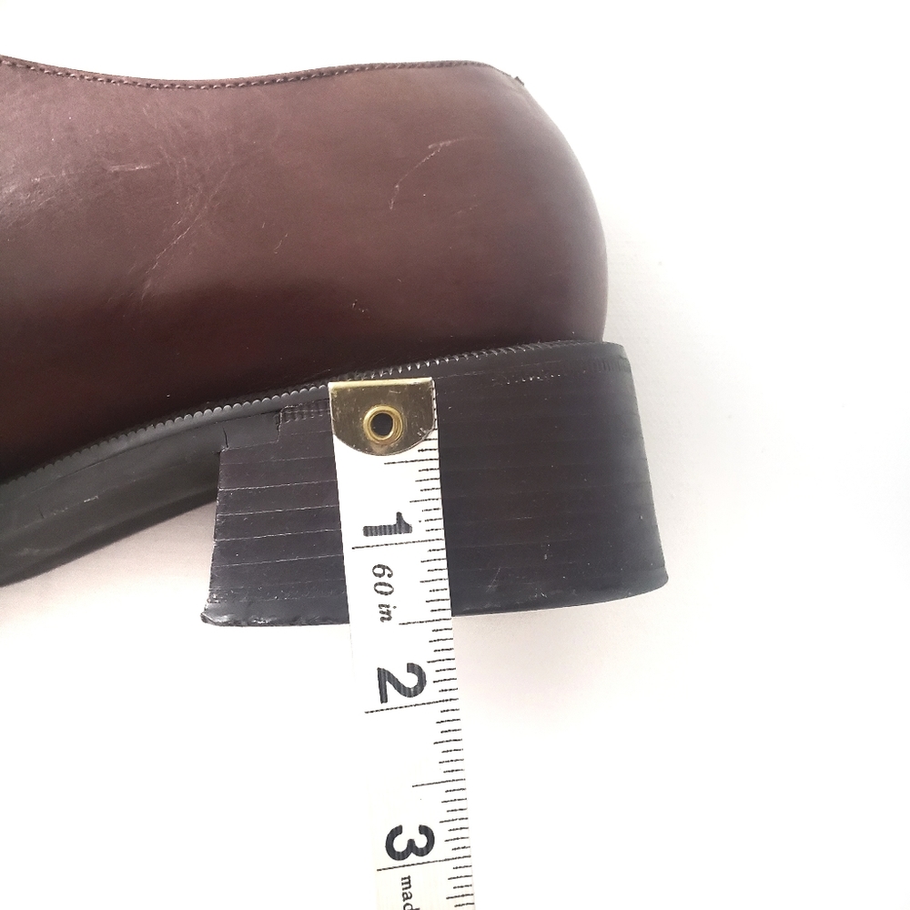Calico Followme Monk Strap Square Toe Ankle Boot Block Heel Brown Sz 9 - Picture 15 of 15